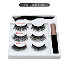 Magnetic Eyelashes Kit: Reusable Magnetic False Eyelashes Set M+D+A