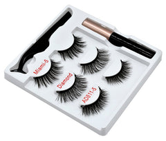 Magnetic Eyelashes Kit: Reusable Magnetic False Eyelashes Set 001