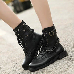 Martin Boots, Motorcycle Boots Black