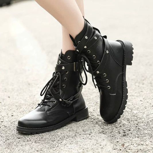 Martin Boots, Motorcycle Boots Black