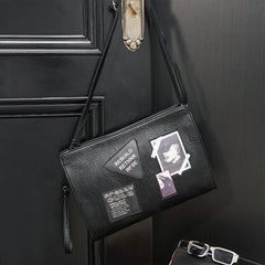 Men's Casual Street Clutch Bag Black