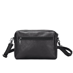 Men's embroidered pattern clutch bag Black