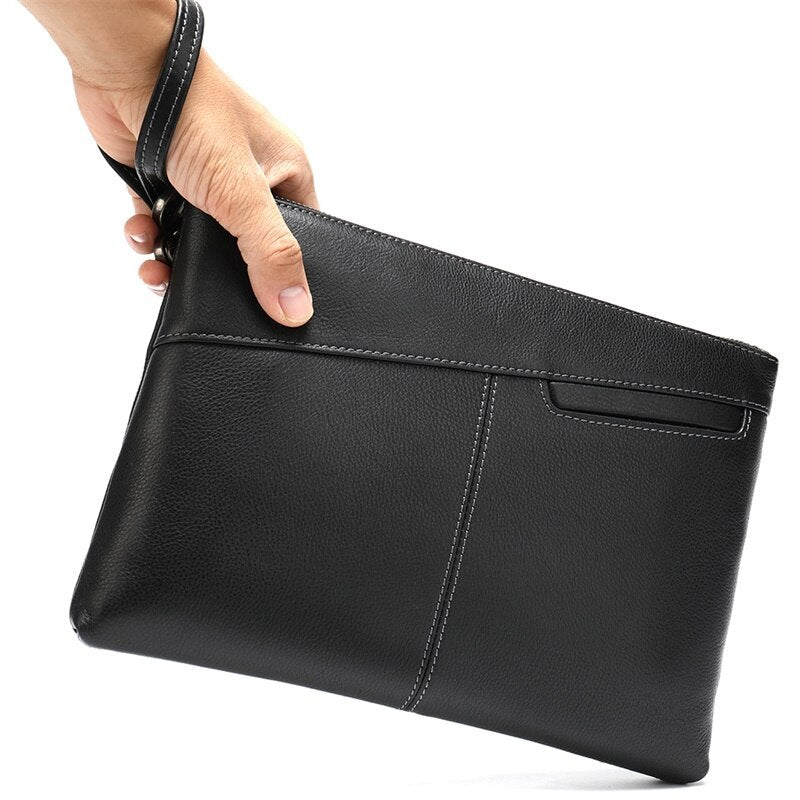 Men's envelope clutch Black