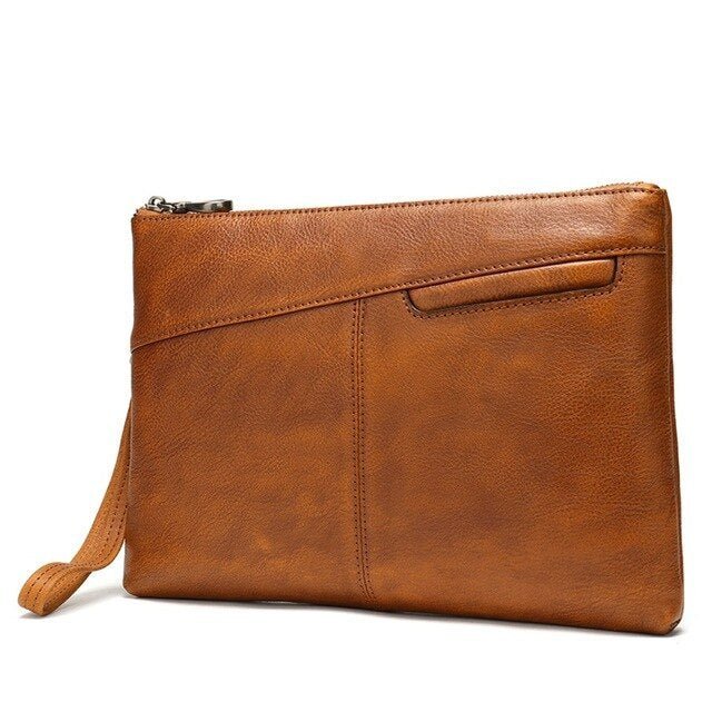 Men's envelope clutch Brown