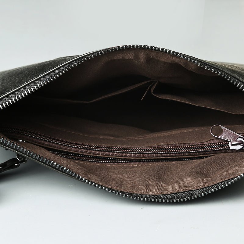Men's Skull Clutch Black