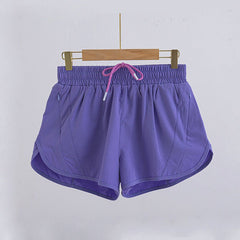 Mesh Yoga Paints Two - piece Sports Pants Soft and Breathable. Violet