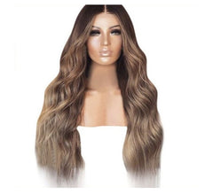 Mid - Length Wigs for European and American Ladies Photo Color