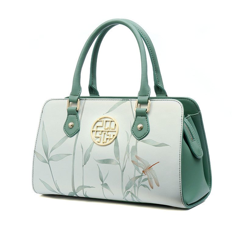 Middle Aged Gifts For Elders And Mother In Law Meeting Handbag Green