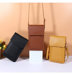 Mini Casual clutch Crossbody Bag for Women - Solid Color Mobile Wallet Grey