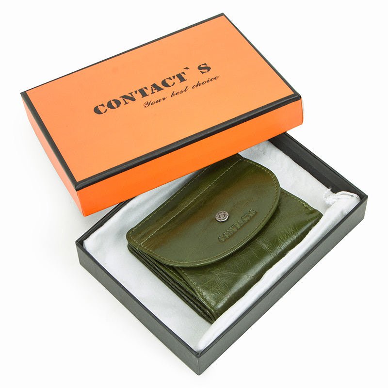 Mini Clutch Coin Purse Green