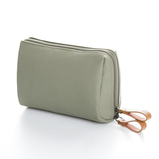 Mini Clutch Cosmetic Bag – Portable & Stylish Green