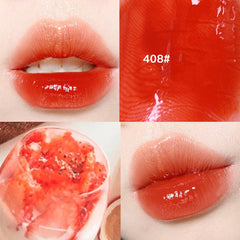 Moisturizing Ice - Through Lip Glaze: Mirror Jelly, Enduring Color Persimmon Sweet Dew