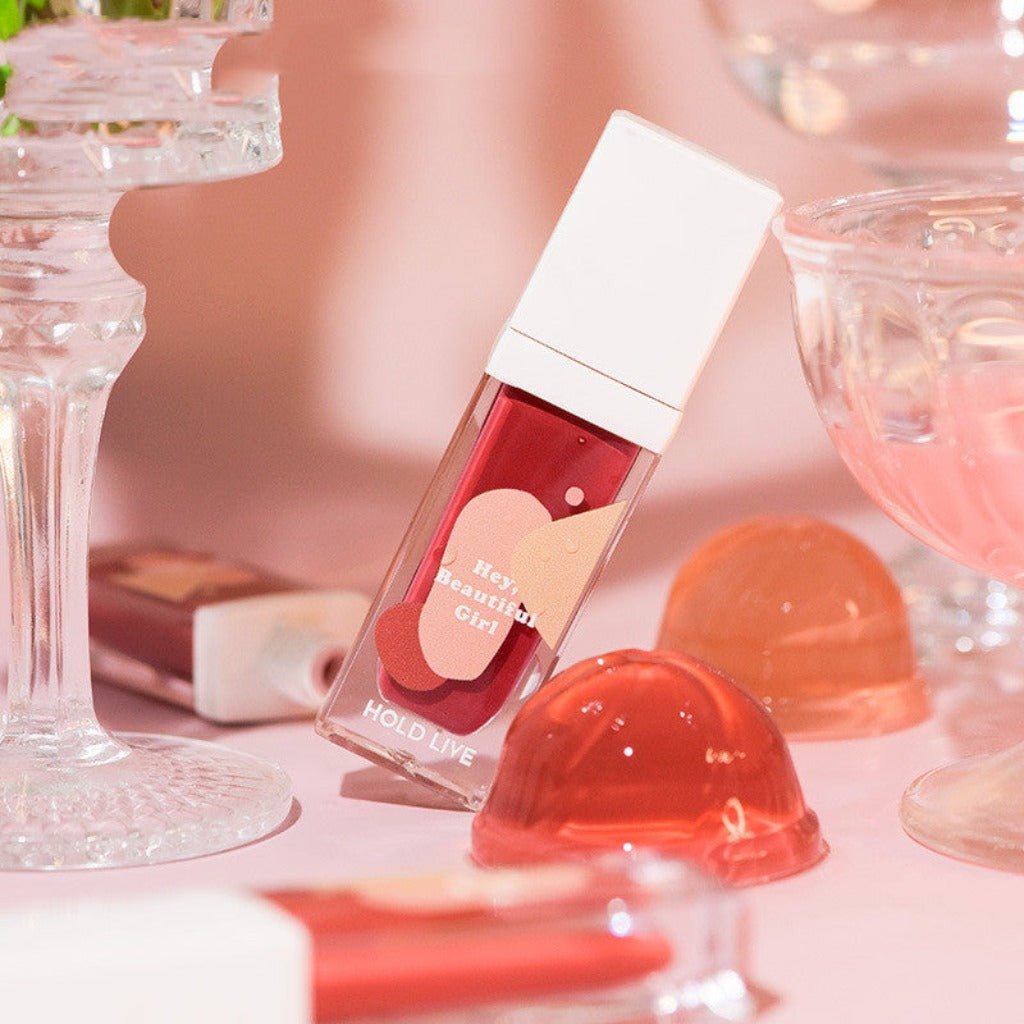 Moisturizing Ice - Through Lip Glaze: Mirror Jelly, Enduring Color Clear papaya