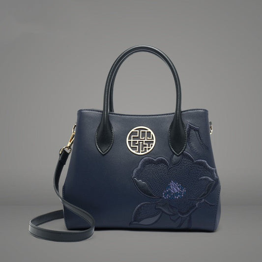 Mother’s Day Clutch Tote Bag - Perfect Birthday Gift for Mom Blue