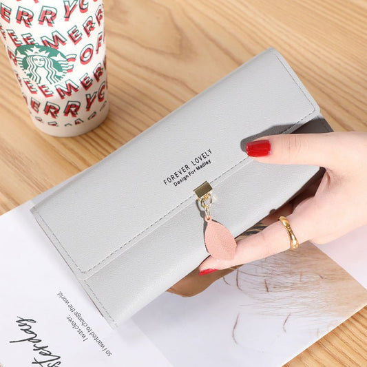 Multi - function Three - fold Clutch bag Grey