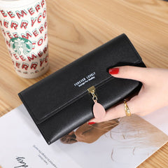 Multi - function Three - fold Clutch bag Black