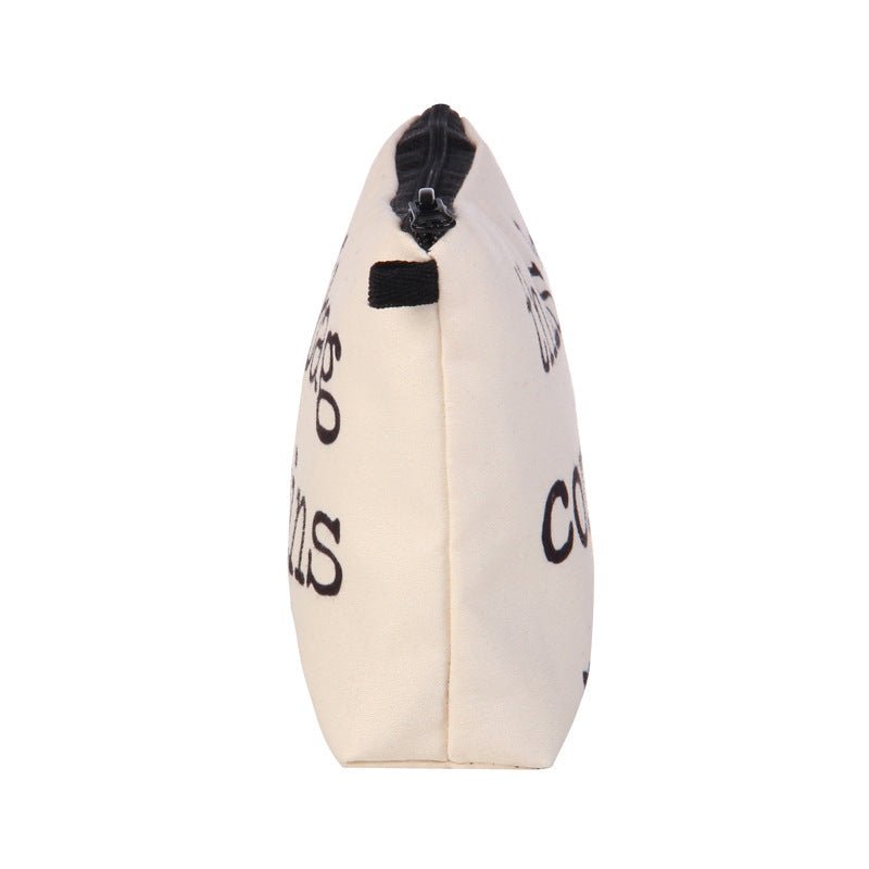 Multifunctional Letter Print Cosmetic Clutch Bag for Women Hzb759