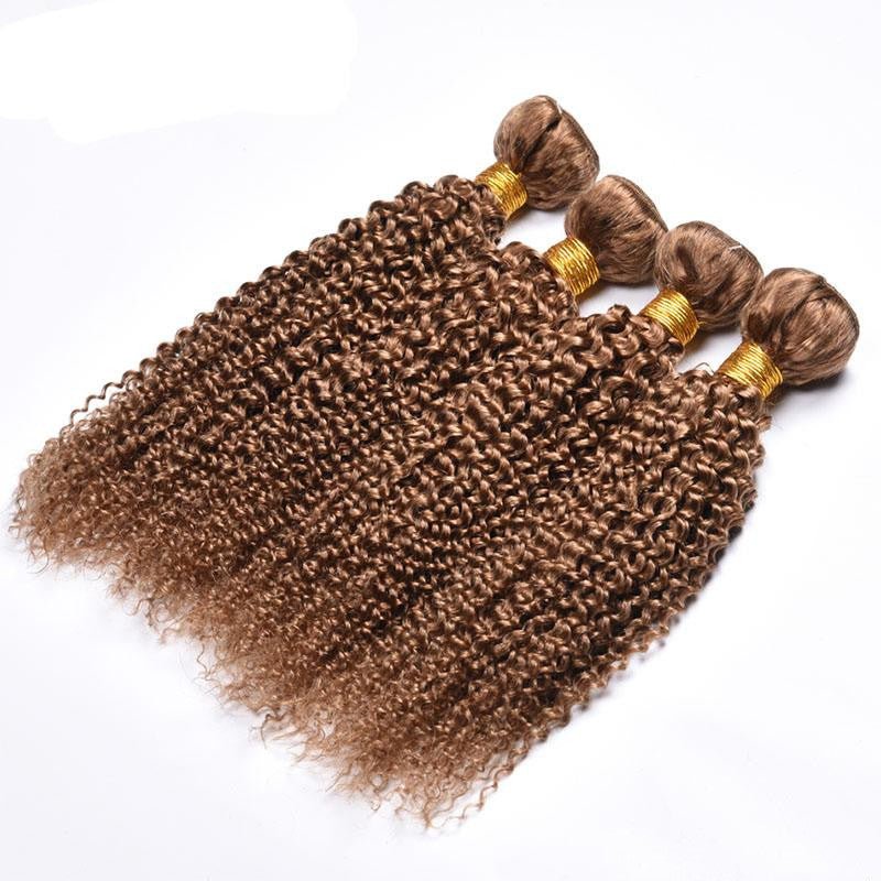 Natural Kinky Curly Wave Human Hair Wig 10in