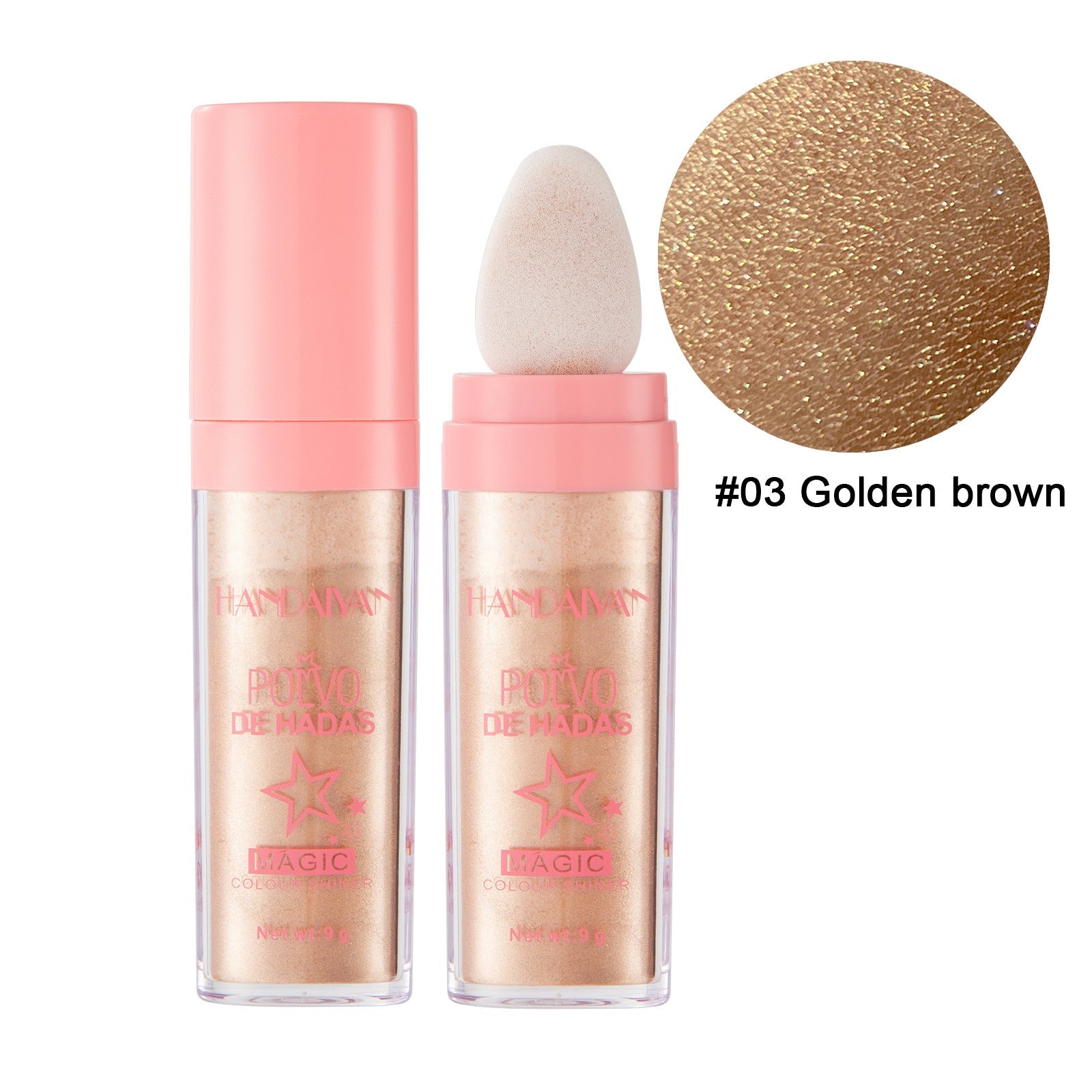 Natural Three - Dimensional Body Brightening Highlighting Powder 03golden brown