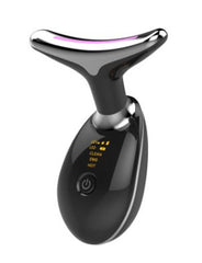 NeckLift Pro Plus: EMS Neck Lifting Massager for Enhanced Beauty Black Silver