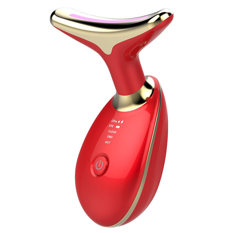 NeckLift Pro Plus: EMS Neck Lifting Massager for Enhanced Beauty Red