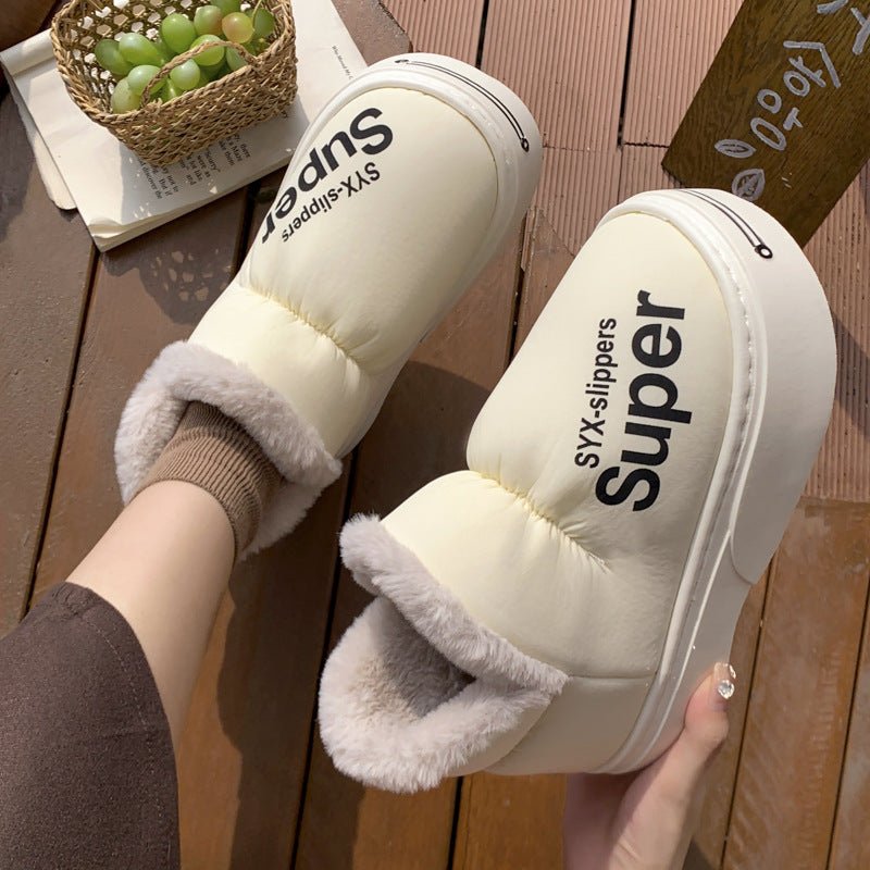 New Covered Heel Down Cotton Outdoor Garden Walking Shoes For Women Black