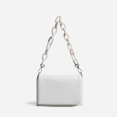 Niche Design Women''s Bag Summer New Candy Color White