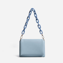 Niche Design Women''s Bag Summer New Candy Color Sky Blue