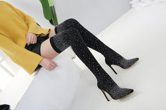 Nightclub high heels Black 7cm