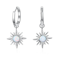 Opulent Opal S925 Silver Earrings – European & American Fashion EA103872