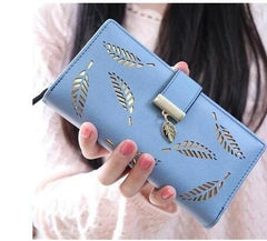 Pastoral small floral rhombic clutch Blue A