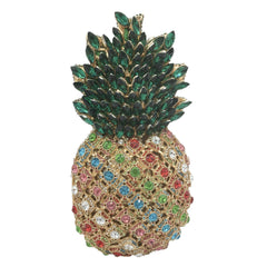 Pineapple Rhinestone Banquet Clutch Color3