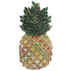 Pineapple Rhinestone Banquet Clutch Color2