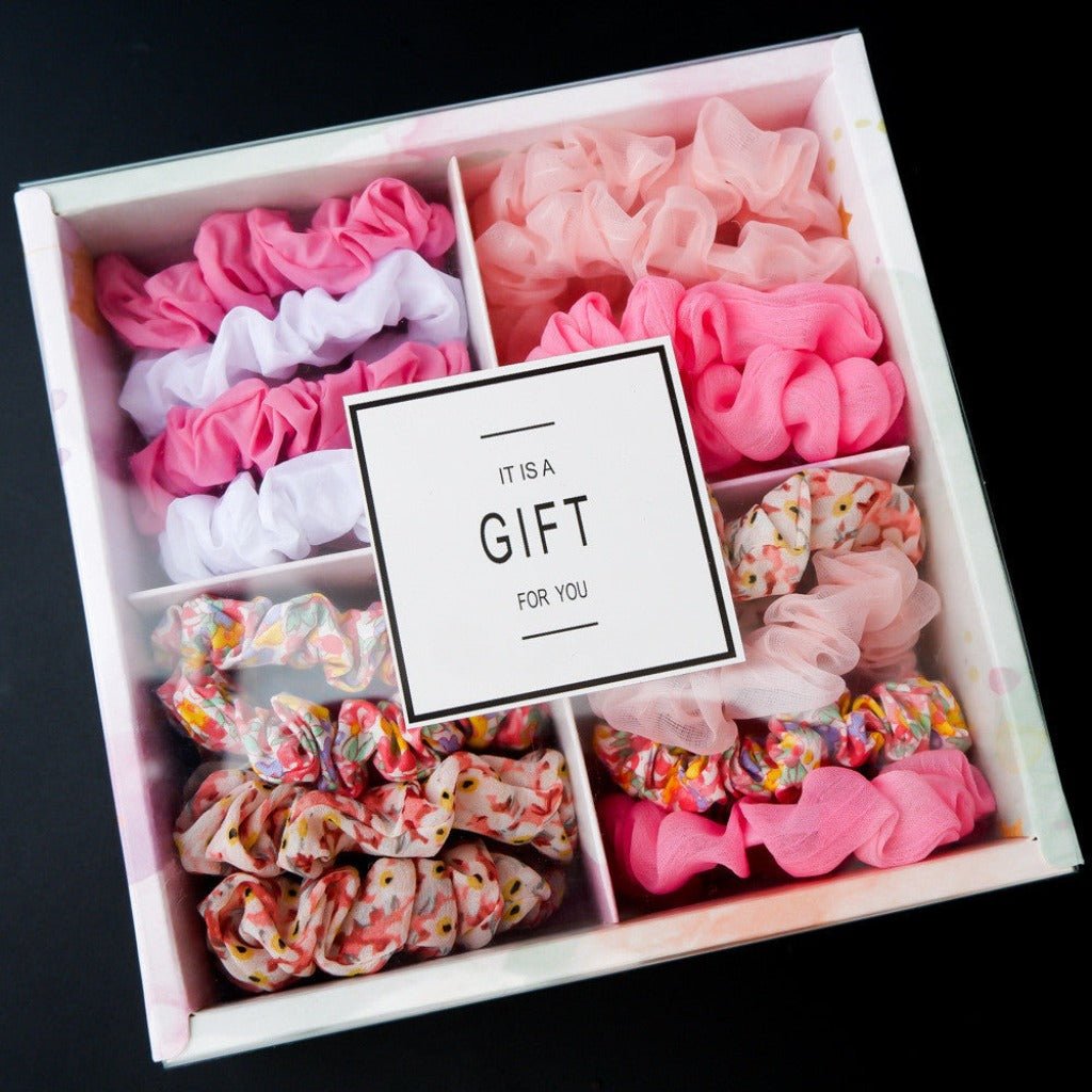 Popular Large Intestine Hair Rope Hair Tie Giftbox for Girls 1 Style