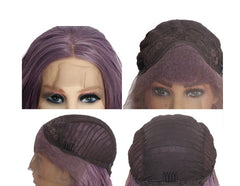 Purple Curly Wig - Vibrant and Playful Hair Transformation Purple