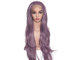 Purple Curly Wig - Vibrant and Playful Hair Transformation Purple