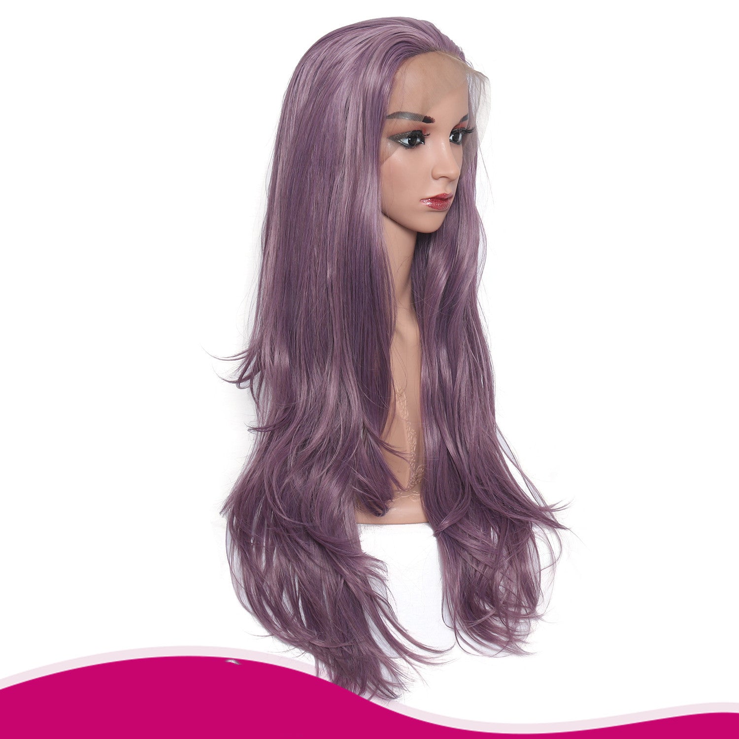 Purple Curly Wig - Vibrant and Playful Hair Transformation Purple