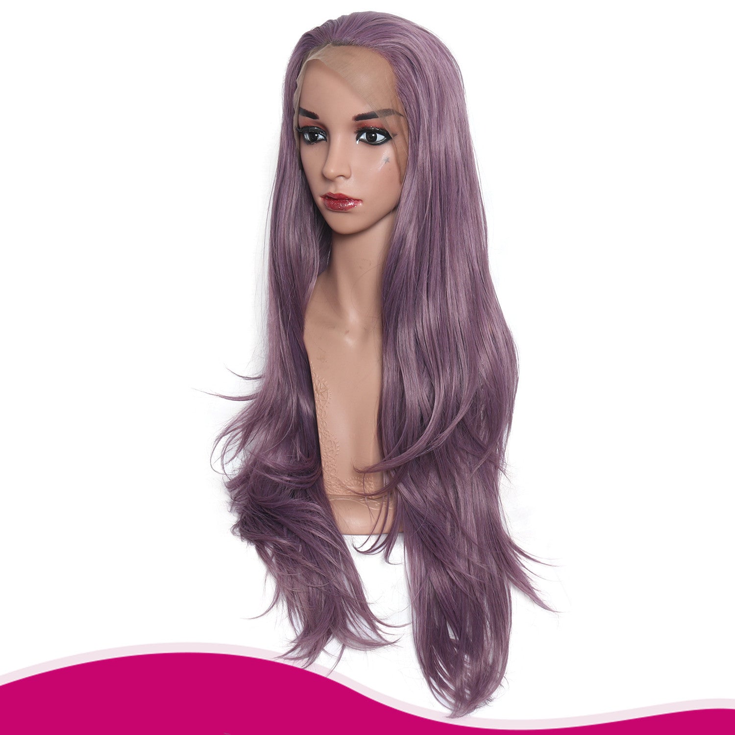 Purple Curly Wig - Vibrant and Playful Hair Transformation Purple