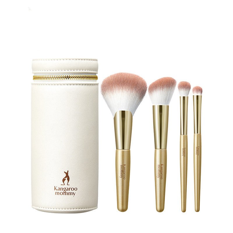 Radiant Blushing Glow: Natural Duo - Tone Gradient Blush Compact 01Blush and Makeup Brushes