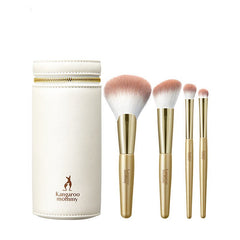 Radiant Blushing Glow: Natural Duo - Tone Gradient Blush Compact 01Blush and Makeup Brushes