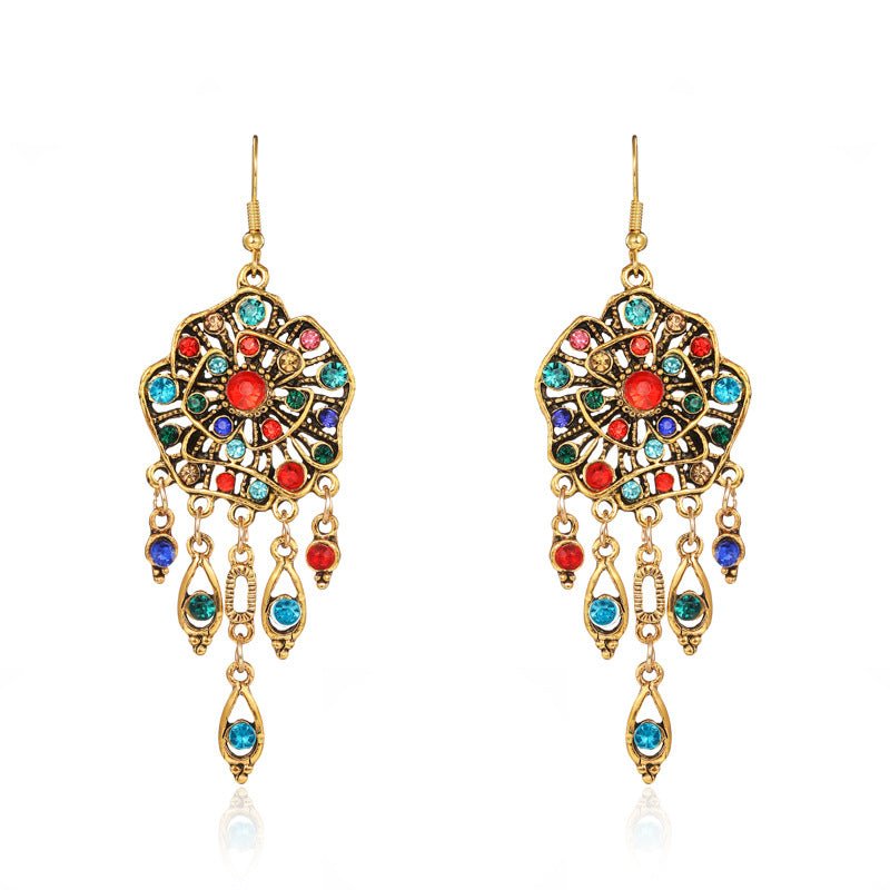 Retro Ethnic Style New Earrings - Creative Women's Fashion DC1992 5 Color