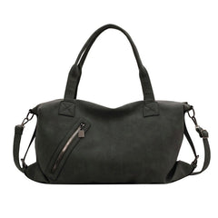 Retro Shoulder Bag: Casual Large Capacity Women's Fashion Green