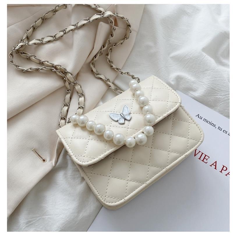 Rhombic Crossbody Bag - New Simple Fashion Women's Shoulder Bag Black Butterfly
