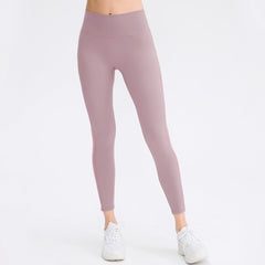 Seamless High Waisted Butt - Lifting Yoga Leggings for Women Light purple