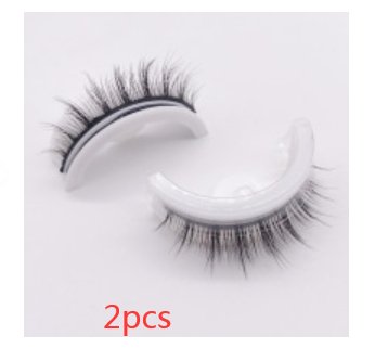 Self Adhesive Reusable 3D Mink Lashes Natural False Eyelashes L09 natural style