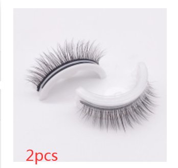 Self Adhesive Reusable 3D Mink Lashes Natural False Eyelashes L01 natural style