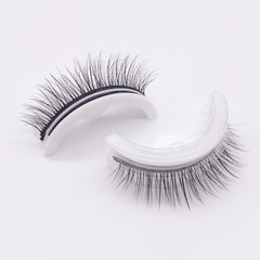 Self Adhesive Reusable 3D Mink Lashes Natural False Eyelashes L01 natural style