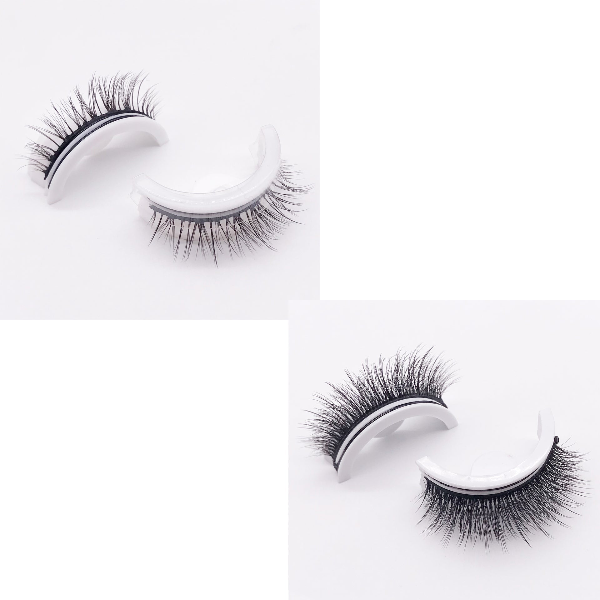 Self Adhesive Reusable 3D Mink Lashes Natural False Eyelashes SetA