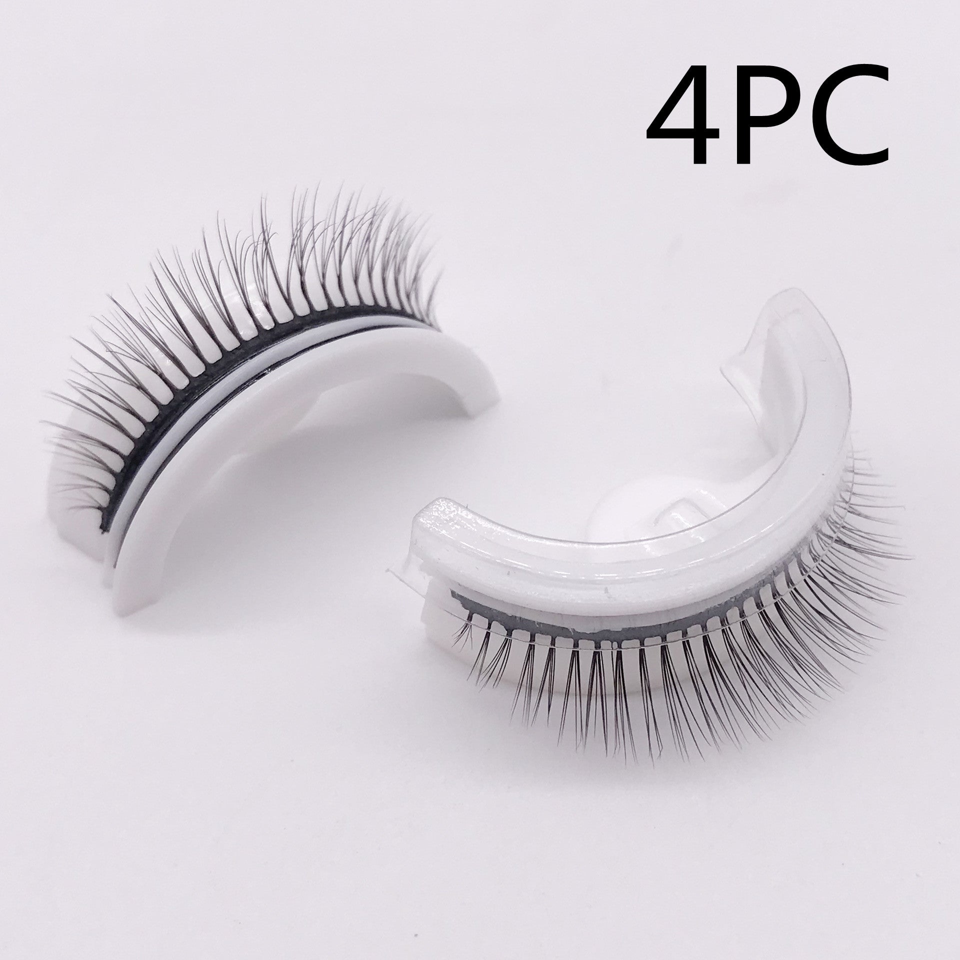 Self Adhesive Reusable 3D Mink Lashes Natural False Eyelashes M27 natural style