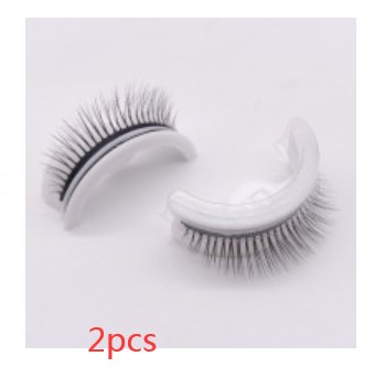 Self Adhesive Reusable 3D Mink Lashes Natural False Eyelashes M27 natural style